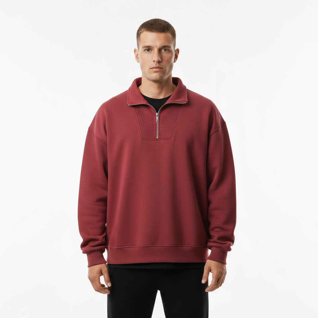 Maroon Quarter-Zip