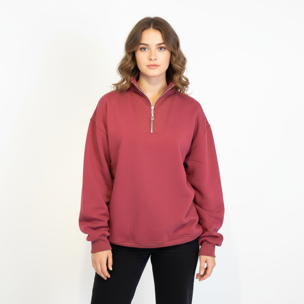 Maroon Quarter-Zip
